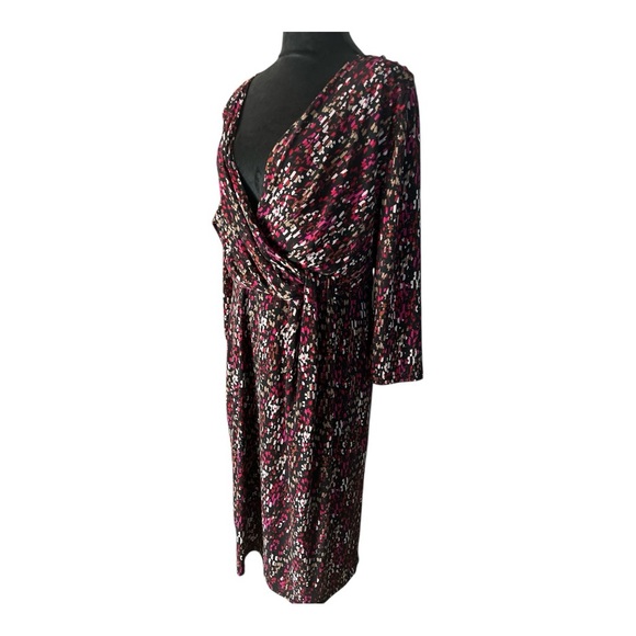 Floral Knit Dress by Cold Water Creek Size 14/16 - Picture 2 of 6